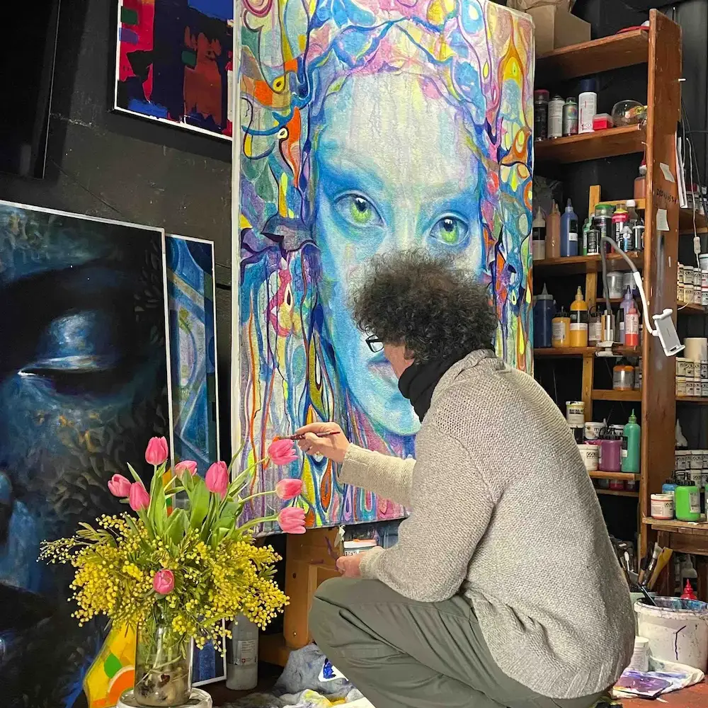 Retrato de Adolfo Rua, artista contemporáneo